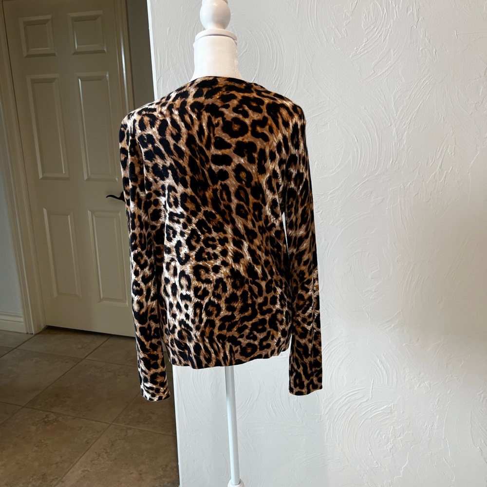 Leopard Print Cardigan From Talbots - image 3